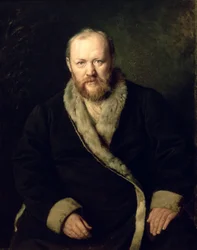 Muotokuva Aleksandr Ostrovskista (1823-86) 1871